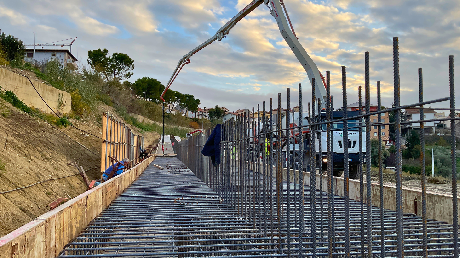 Dettaglio operativo di un cantiere Falone