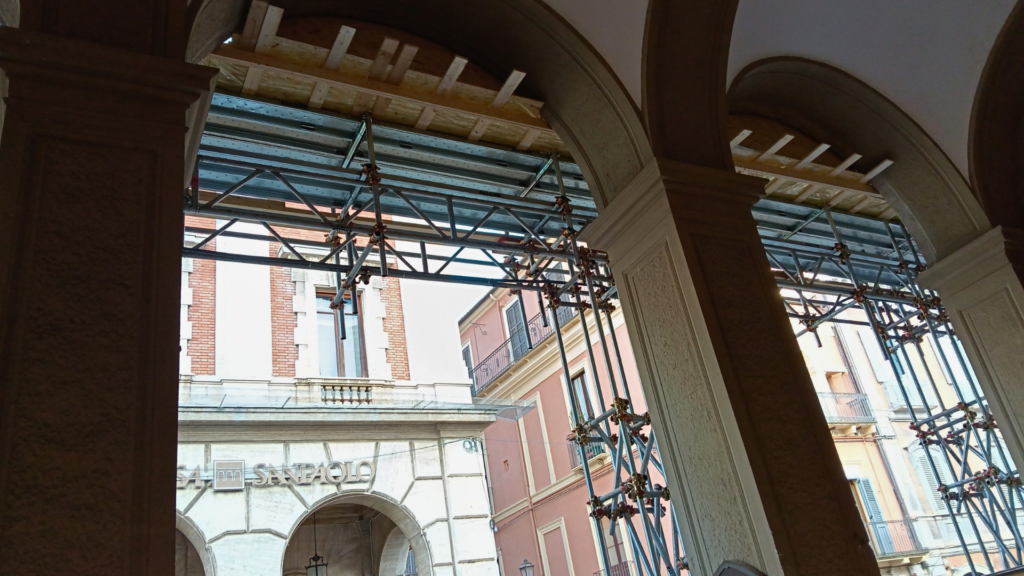 Palazzo Ex Pompetti, restauro di edificio storico vincolato nel centro di Teramo